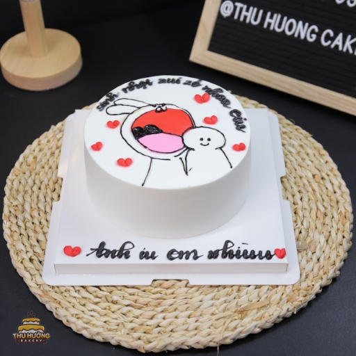bánh kem hài hước